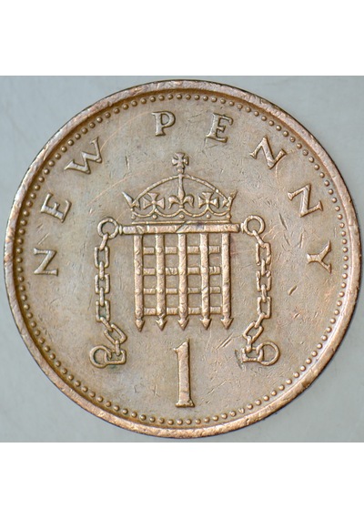 Birleşik Krallık 1 Penny 1979 Kraliçe Iı. Elizabeth. İngiltere.