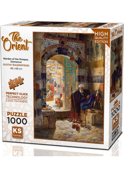 Ks Games 1000 Parça Şam Cami Muhafızı Puzzle - Gustav Bauernfeind