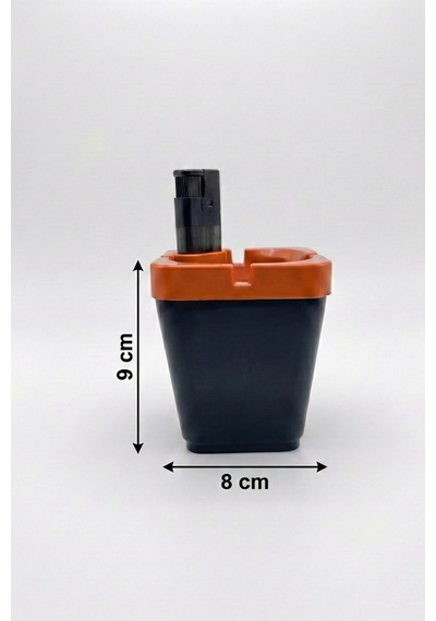 Araç İçi Çakmaklıklı Küllük 12 Adet Toptan Oto Küllük Seti 9x8 Cm