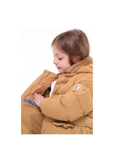 Kız Bebek Çocuk Mont 51284 Kahve