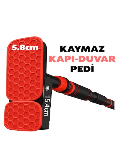 Bx Çift Ayaklı 92-120cm Kapı Barı Koridor Barfiksi Barfix Spor Aleti Demiri Barfiks Çubuğu