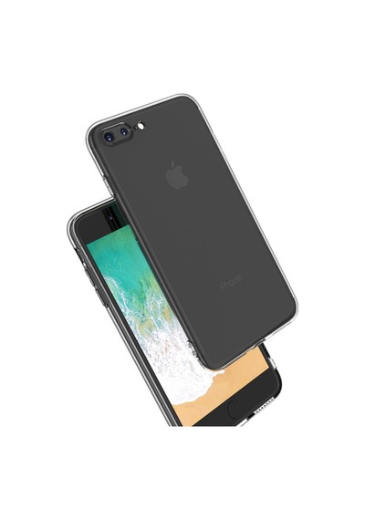 iPhone Uyumlu 8 Plus Kılıf Deluxe 2mm Şeffaf Silikon Çok Renkli