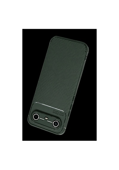 Tecno Spark Slim 5g Auto Focus Karbon Kapak - Koyu Yeşil İtdark58052