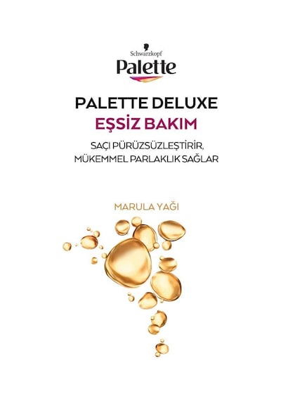 Palette Deluxe Yoğun Renkler 6 - 4 Kaşmir Kumral X 2 Adet Saç Boyas