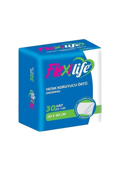 Flexilife 60 x 90 CM Yatak Koruyucu Örtü 30'lu x 4 120 Adet