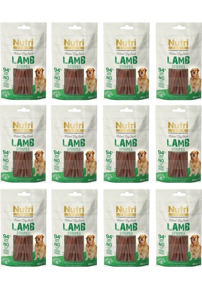 Nutri Canin Kuzu Etli Fileto Tahılsız Köpek Ödülü 80 G X 12 Adet