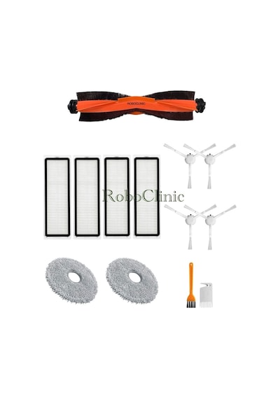 Xiaomi Robot Vacuum X10 Plus X20 Plus Uyumlu Yedek Fırça,hepa Filtre,mop Seti-13 Parça