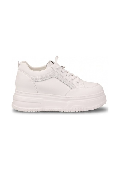 Ayakkabı Fuarı Elit Hml262-1174 Kadın Klasik Sneaker Beyaz