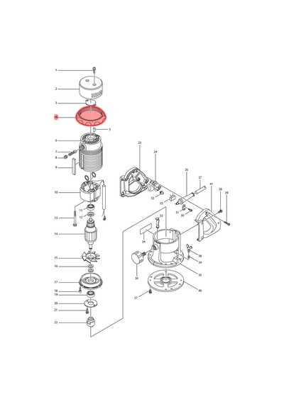 Makita 3601B Ayar Bileziği Ürün Kodu 411372-2