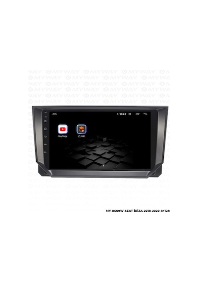 Myway Seat Ibiza Android Multimedya Carplay Navigasyon Ekran - 8gb Ram+128 Gb Hdd - Myway