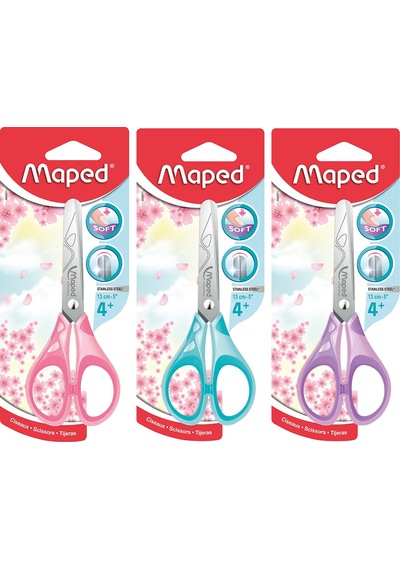 Maped 13 Cm Soft Pulse Pastel Renk Makas 464411