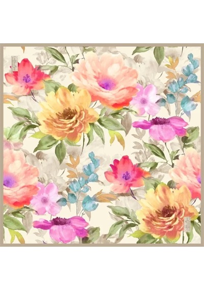 LA BOUTIQUE Güz Yaz Serinliği Eşarp 2375 - 90 X 90 / Gri - 03 Gri - 03