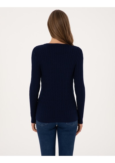 Pierre Cardin Kadın Lacivert Kazak /triko 50317062-vr033 Lacivert