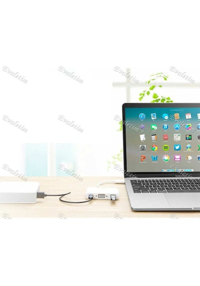 Usb 3.1 Type C To Hdmı Usb 3.0 4962A Çevirici Dönüştürücü Adaptor
