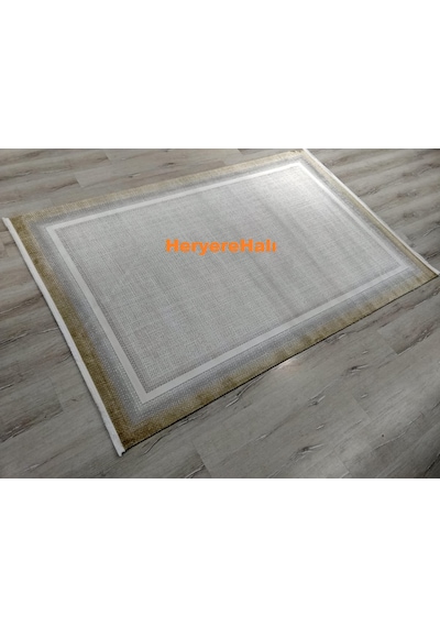 Yamalı Home Quka Halı Bodrum 7007 Sarı Gri %100 Akrilik160x230