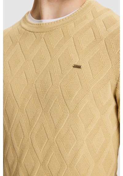 U.S. Polo Assn. Erkek Beyaz Kazak 50328913-vr110 Vanilya