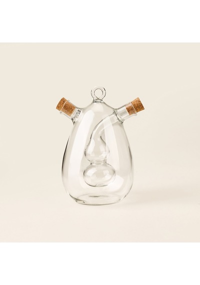 Duo Pear Yağlık Sirkelik - Şeffaf / Açık Kahverengi Çok Renkli