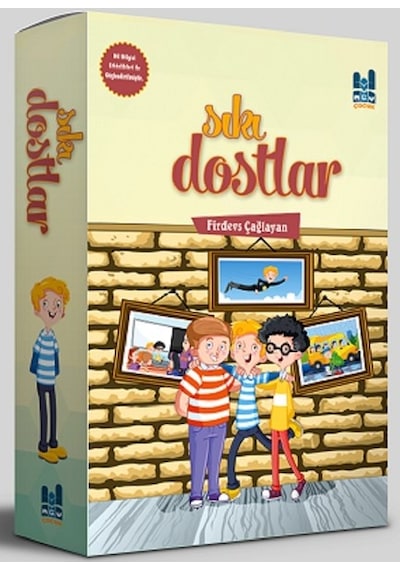 Sıkı Dostlar Seti-5 Kitap Takım - Firdevs Çağlayan - MGV Çocuk