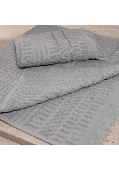 Botti Home %100 Pamuk 2'li El Ve Yüz Havlusu Seti, Pamuklu Jakarlı Misafir Havlusu 50 X 90 Cm, Çeyizlik Yumuşak Havlu Açik Gri Botti Home %100 Pamuk 2'li El Ve Yüz Havlusu Seti, Pamuklu Jakarlı Misafir Havlusu 50 X 90 Cm, Çeyizlik Yumuşak Havlu Açik Gri