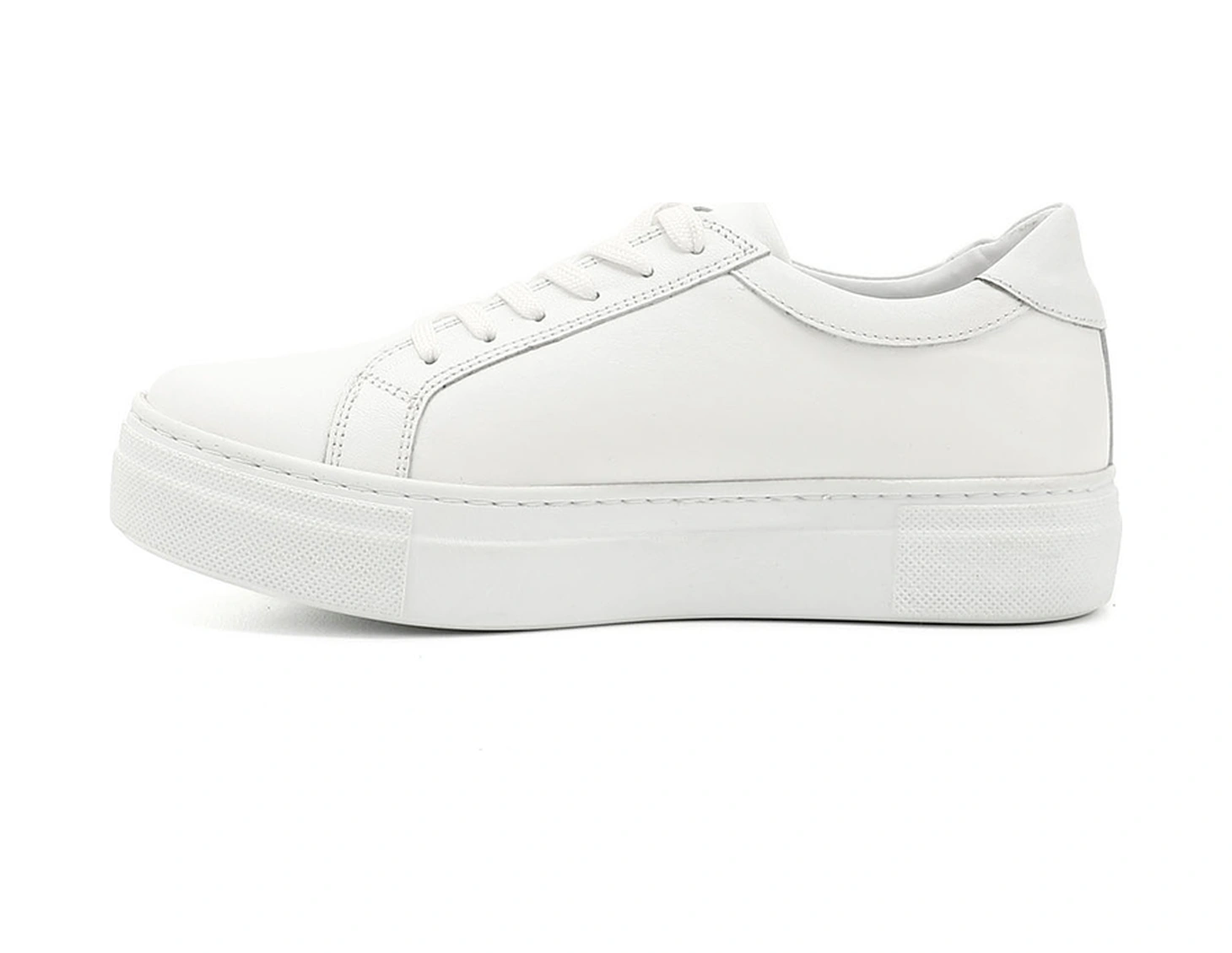 Gönderi(R) Gönderi R Kadın Beyaz Bağcıklı Dolgu Taban Hakiki Deri Sneaker Gdza13424240 Beyaz