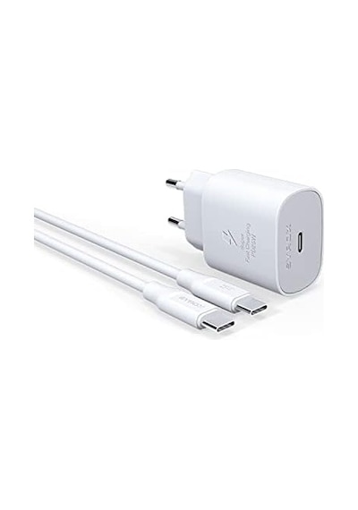 Pd25t Q3.0 Pd 25w Type-c To Type-c Hızlı Şarj Aleti Set Beyaz
