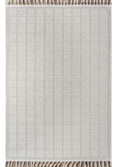 Bukle11880 Bej Yumuşak Dokulu Halı Kilim Salon Mutfak Koridor Kesme Yolluk Dokuma Makine Halısı Beyaz