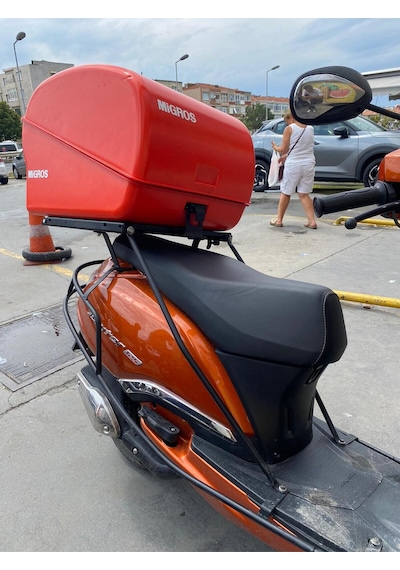Jüpiter 125 Damperli Kurye Paket Çanta Demiri