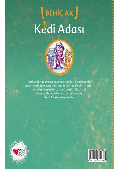 Kedi Adası -  Behiç Ak - Can Çocuk Yayınları