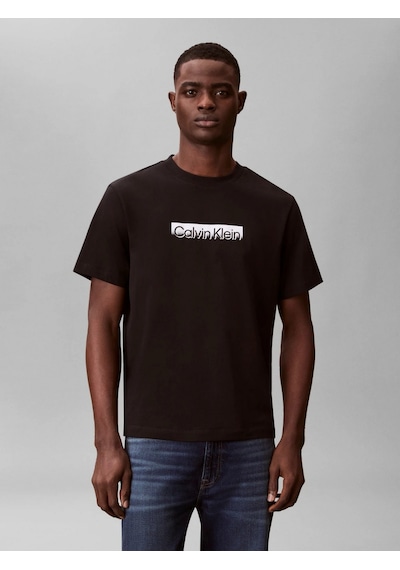 Calvin Klein Lv04lf812gub1 20s Eu Wholesale Sportswear Grap Erkek Tişört Siyah