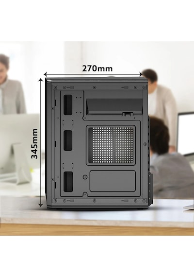 Gamx Offıce Atx 350w Psu 2x Usb Ports Ses Kulaklık Girişli Ofis Bilgisayar Kasası