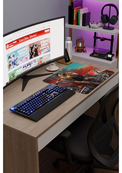 Far Cry Kaymaz Dikişli Kauçuk Oyuncu Mousepad V2 - 48x40 Xl Gaming Mouse Pad Fare Altlığı