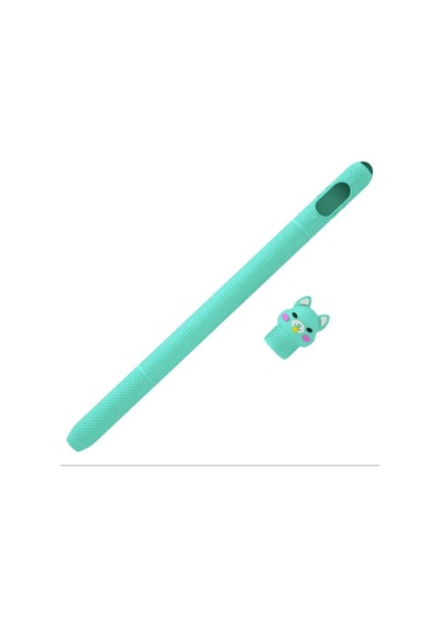 Pencil 2. Nesil Uyumlu,  Koruyucu Silikon Kılıf Kaydırmaz Sevimli Kedi Figürlü Kalem Değildir