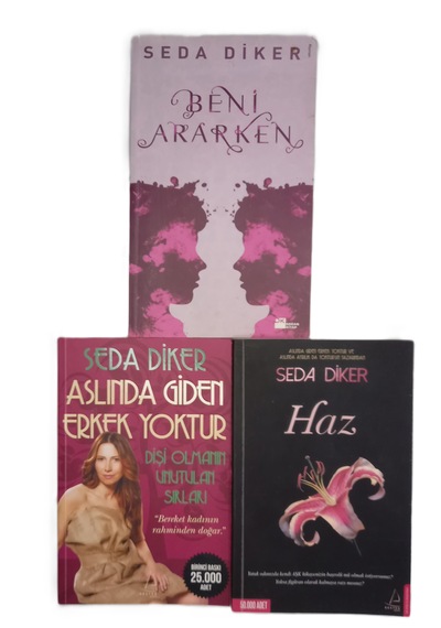 Beni Ararken & Aslında Giden Erkek Yoktur & Haz - Seda Diker 3 Kitap Set 2. El