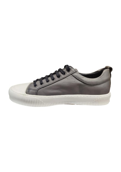 Beverly Hills Polo Club James Franco M9175 Genç Erkek Deri Sneaker Spor Ayakkabı Gri