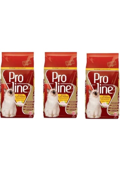 Proline Tavuk Etli Yavru Kedi Maması 3 x 1500 G
