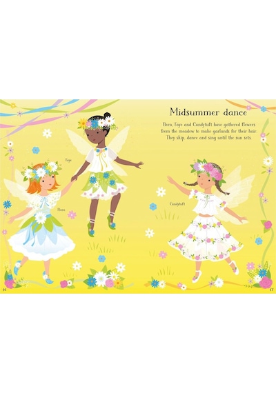 Little Sticker Dolly Dressing Summertime Fairies Usborne Publishing