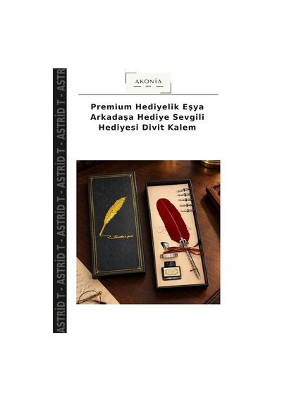 Premium Hediyelik Eşya Arkadaşa Hediye Sevgili Hediyesi Divit Kalem