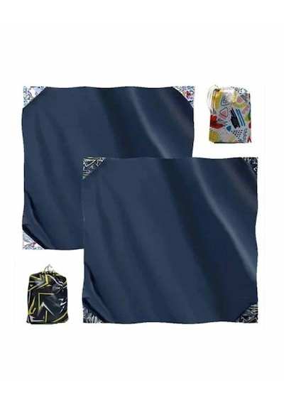 Orcamp Çantalı Piknik Örtüsü 150x150 Cm Out-3540 Çok Renkli
