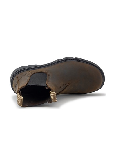 743 Marron Osc Erkek 9080 Natural World Bota Chelsea Nobuck Elastıcos 743 Marron Osc