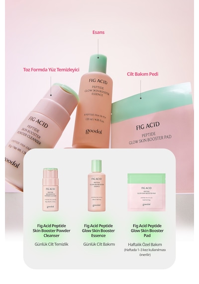 İncir Asidi İçeren Enzim Toz Peeling Goodal Fig Acid Peptide Skin Booster Powder Cleanser