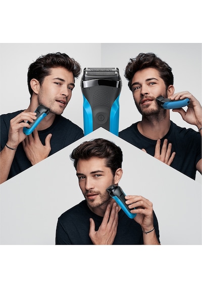 Braun 3 Serisi 310 BT BLU 3’ü 1 Arada Islak ve Kuru Kablosuz Tıraş Makinesi