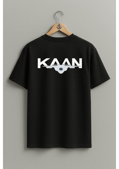 Bahriyeli Collection Oversize Tf-x Kaan 5.nesil Savaş Uçağı Göğüs Ve Sırt Tasarımlı Unisex T-shirt SIYAH Bahriyeli Collection Oversize Tf-x Kaan 5.nesil Savaş Uçağı Göğüs Ve Sırt Tasarımlı Unisex T-shirt SIYAH