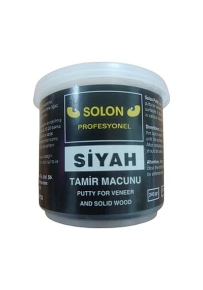 Çok Amaçlı Ahşap Parke Masa Sehpa Çizik Çok Amaçlı Tamir Dolgu Macunu Siyah 240 Gr Diğer