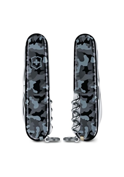 Victorinox 1.3713.942 Huntsman 91mm Lacivert Kamuflaj Kamp Çakı Lacivert
