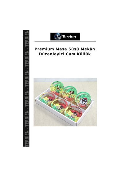 Premium Masa Süsü Mekân Düzenleyici Cam Küllük