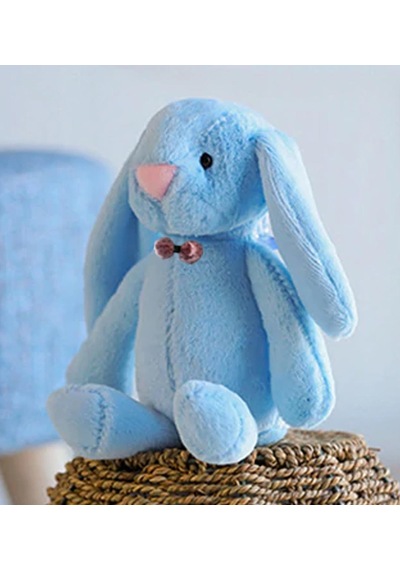 Uyku Arkadaşım Papyonlu Uzun Kulak Bunny Peluş Tavşan 65 CM 001