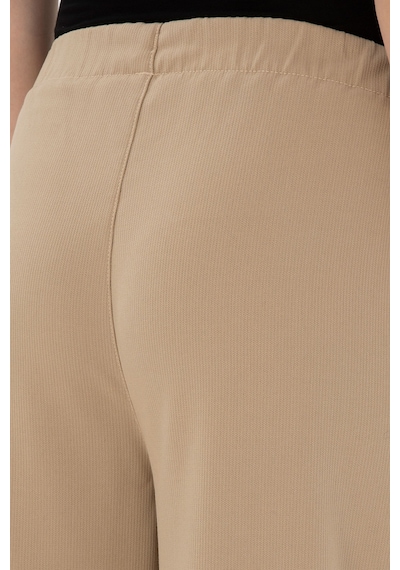 U.S. Polo Assn. Kadın Açık Haki Loose Relax Fit Kanvas Pantolon 50290877-VR183