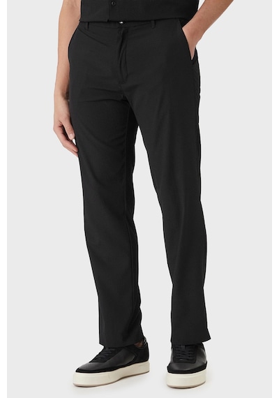 Calvin Klein Regular Fit Normal Bel Düz Paça Pantolon Lv04lf609gub1 Erkek Pantolon Lv04lf609g Ub1 Siyah