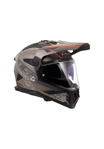 Ls2 Pioneer 2 Devor Kros Motosiklet Kaskı Kum