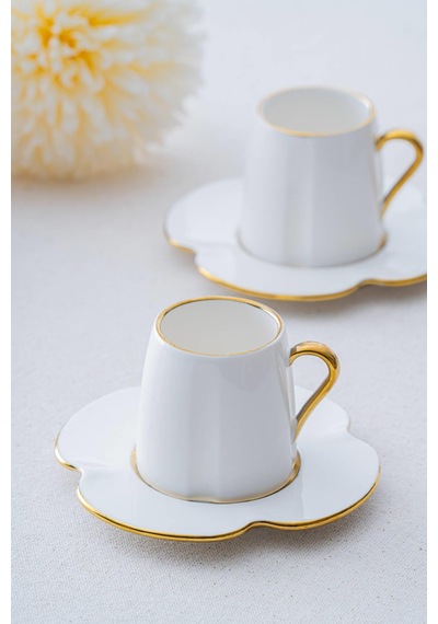 Acar Lotus Duo 2 Kişilik Kahve Fincanı Takımı - 90 Ml